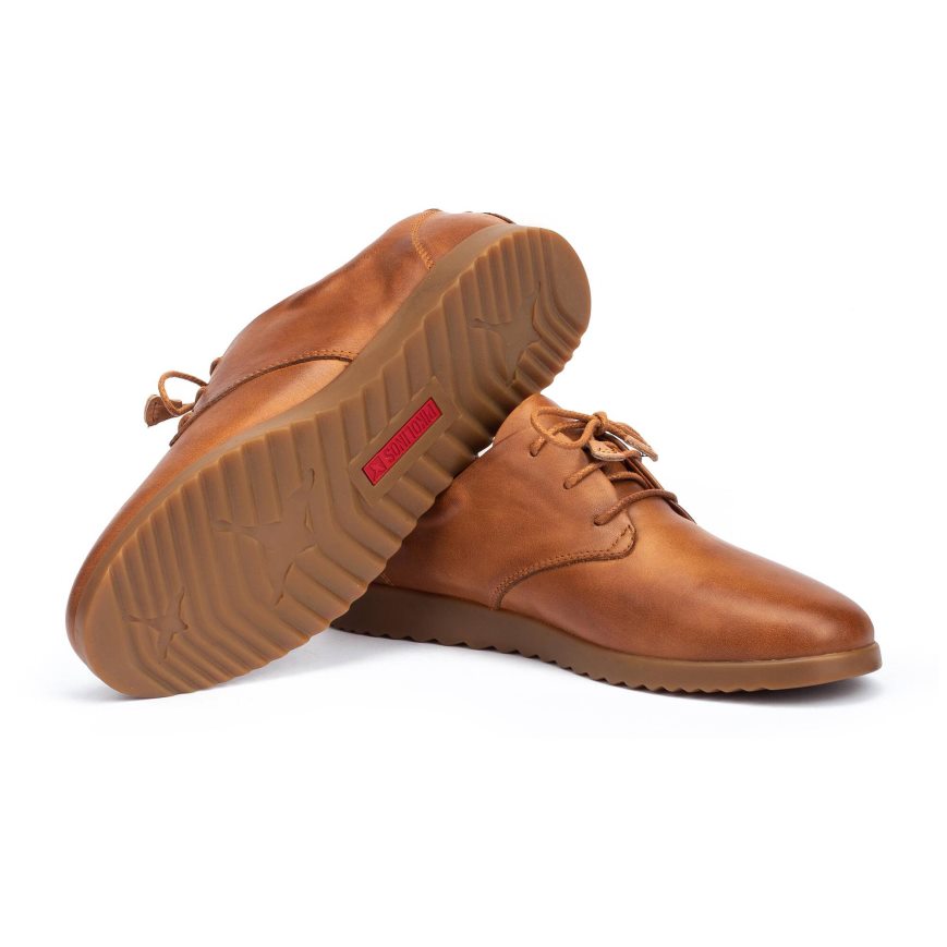 Women's Pikolinos MALLORCA Derby Shoes Brown | NZ N2Q09A1